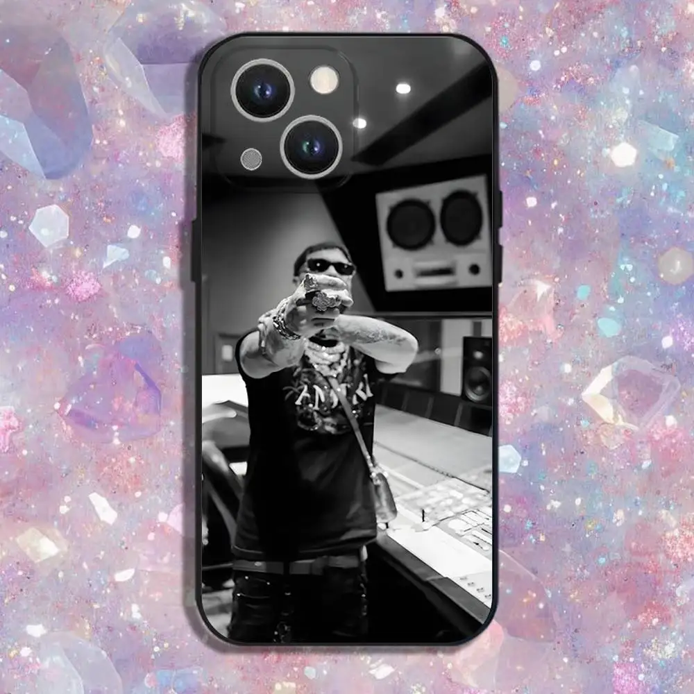 Anuel AA Real Hasta La Muerte حافظة لهاتف آيفون 16 15 14 13 12 11 Pro Max Mini X XS SE4 7 8 Plus 16E غطاء ناعم شل Fundas #5