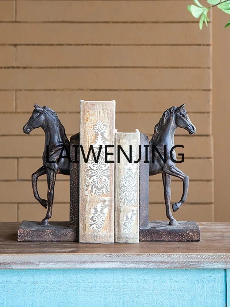 

Three-Dimensional Animal Bookend Book End Home Soft Desktop Decoration Horse Road Success