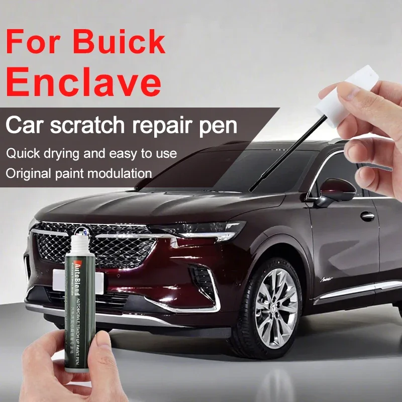 

For Buick Enclave Scratch Removal and Paint Repair Pen Factory Process Color Matching Car Paint Repair Tool Snow White Black