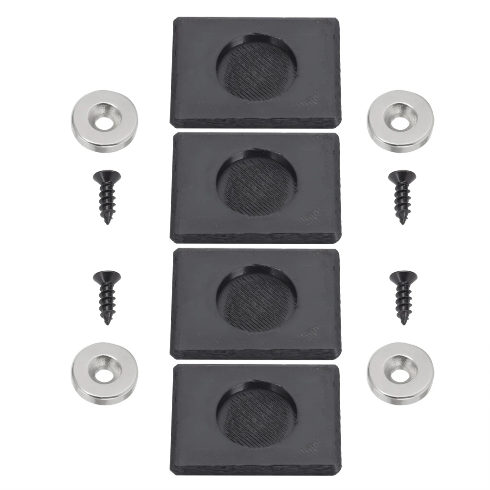 4-teiliges Set Starker Magnetischer Kennzeichenhalter für Auto Wohnmobil Anhänger Universeller Vorder- und Rückkennzeichenhalter – Detail 3