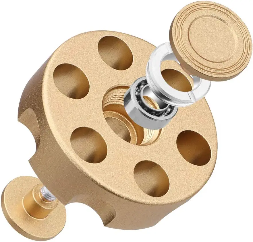 Fidget Spinner Metal Fidget Cube Chain Toys Small Sensory Gadget Finger Hand Spinner Low Noise Focus Toy for Anti Stree