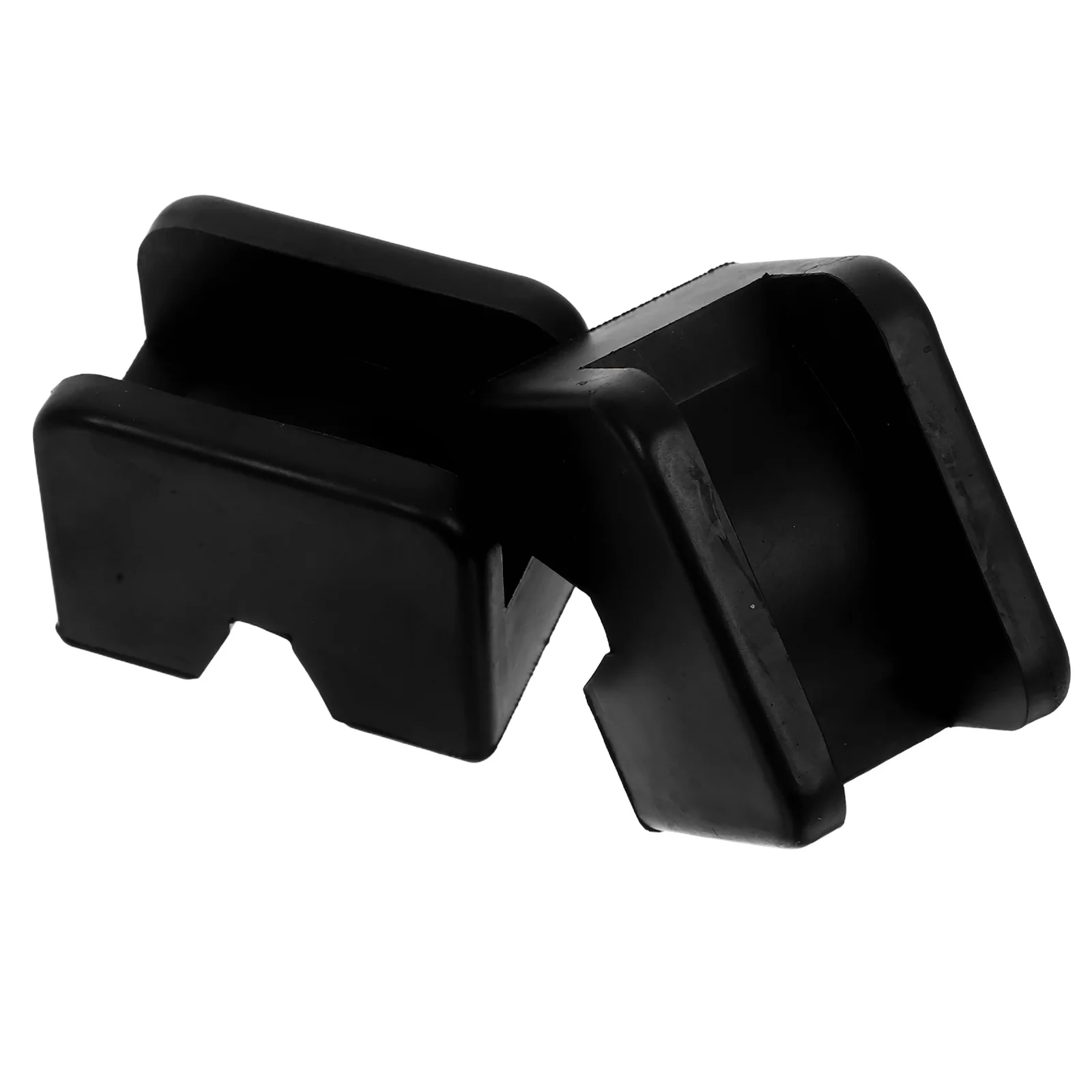 

2pcs Rubber Cover For Universal Pads Jack Stand Pad Black Floor Jack Pad Auto Rubber Support Sleeve Repair Tool