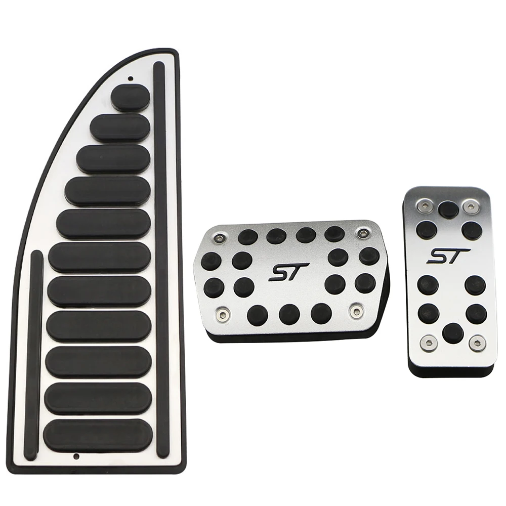 Lilmanta-フォードフォーカス23 4 mk2 mk3 mk4 kuga escape rs st 2005-2020用のステンレス鋼クラッチブレーキペダル