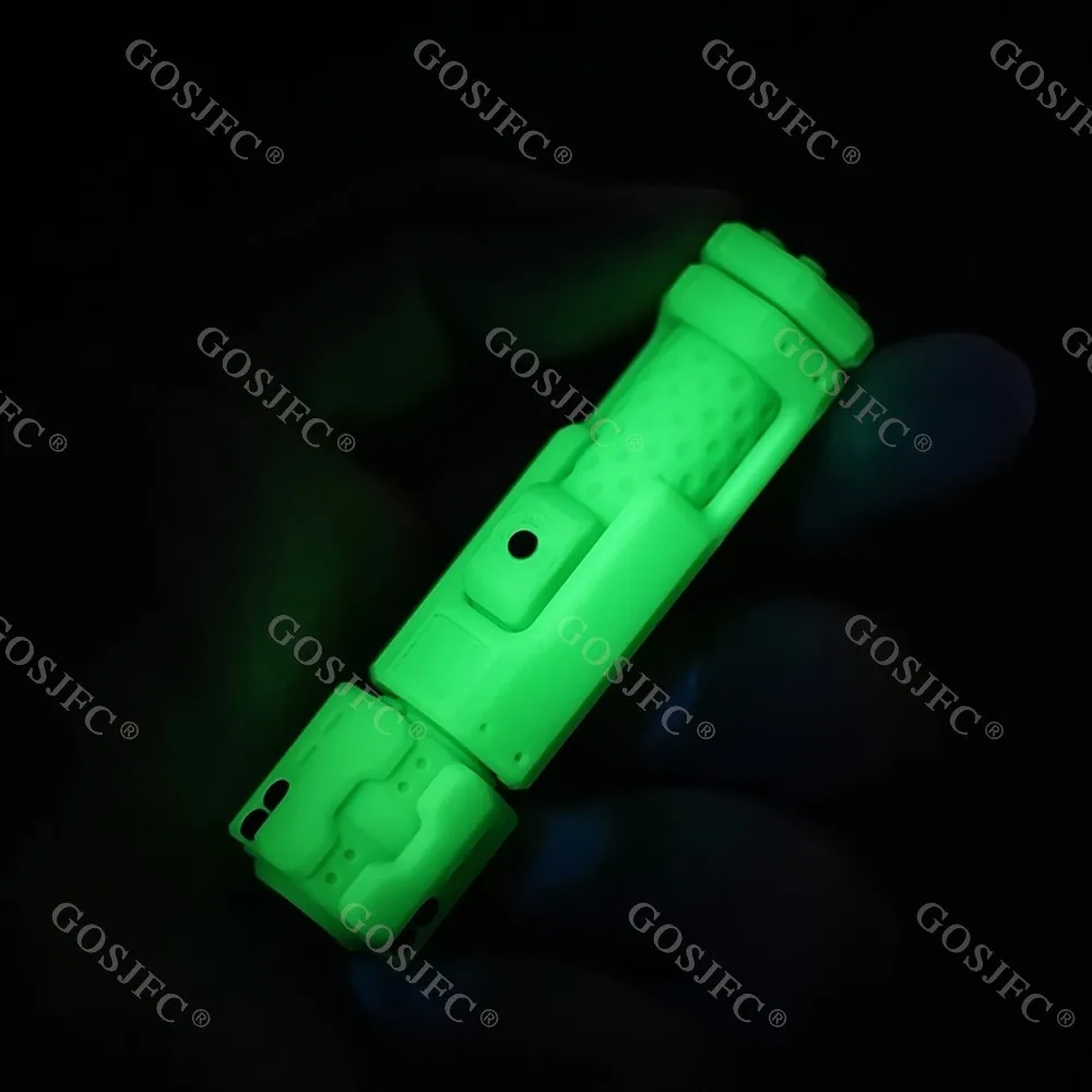 MUYI mosquetero luminoso verde rojo Fidget Slider juguetes luminosos juguetes para aliviar el estrés Fidget juguetes para adultos Push Slider