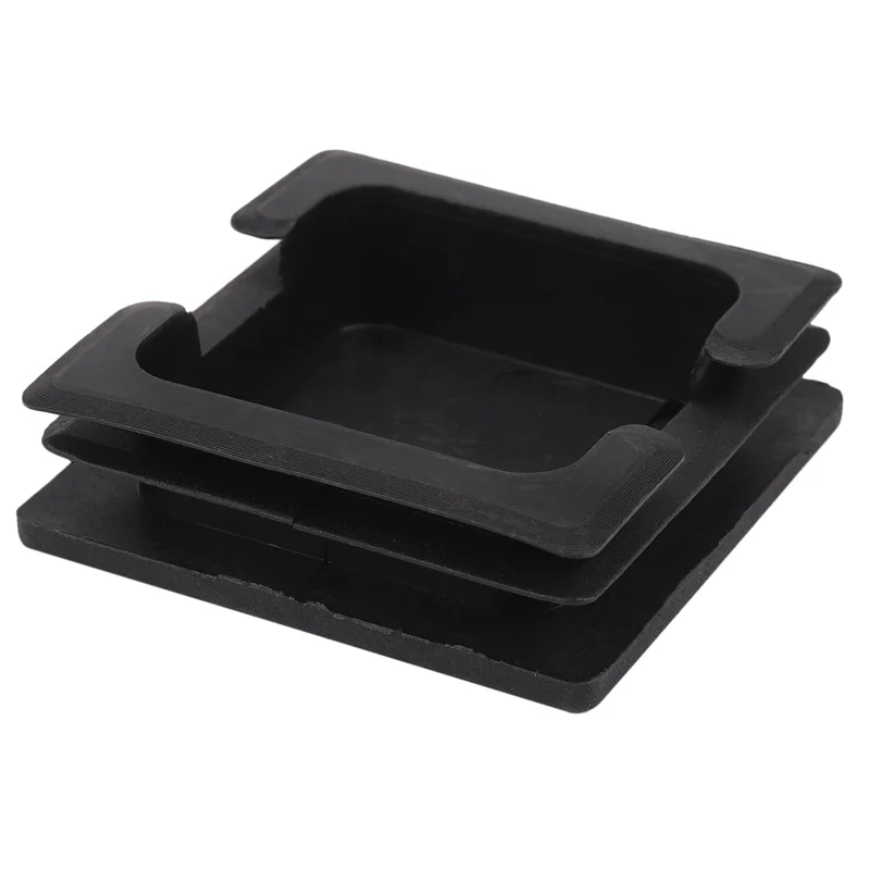 Bouchons carrés en plastique 75Mm X 75Mm, Inserts de tuyaux, obturation d'extrémité, 12 pièces-AT64
