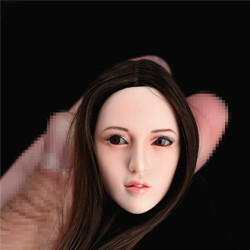 WONDERY 1/6 Ep01/Ep02 Elf Girl Head Sculpt Removable Ears for 1:6 Female Figure Doll Body Accessory Decoration