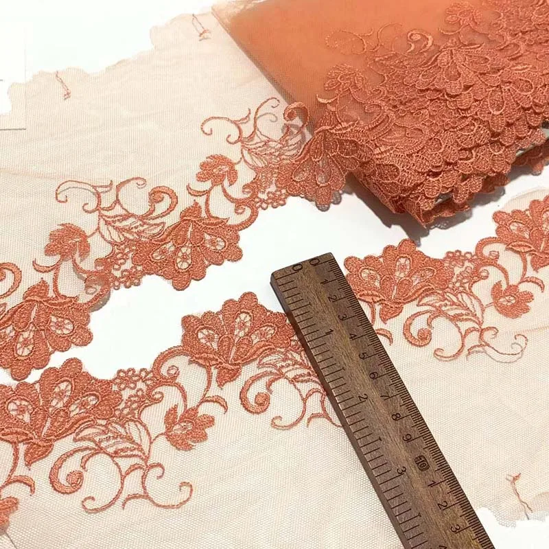 

29 ярдов кружевная бейка с цветочной вышивкой для шитья нижнего белья, ремесло, сделай сам, ткань для одежды, аксессуары для одежды Bjd