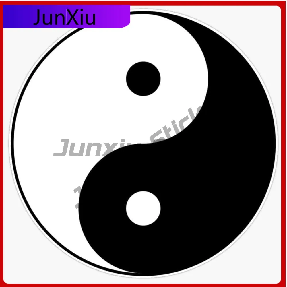 

Ying Yang Symbol Vinyl Waterproof Sticker Anti Scratch Exterior Decal Accessories Car Laptop Wall Window Bumper Sticker Custom