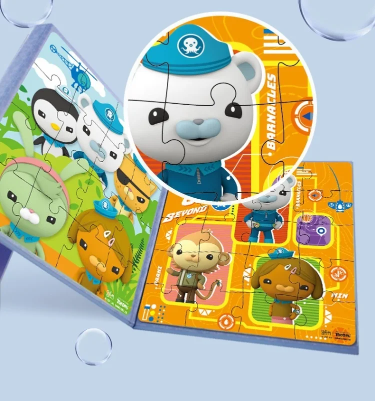 

Original octonauts Action Figures Magnetic Puzzle Cartoon Animal Jigsaw Picture Early Education Toys Birthday Gift Kids Toy