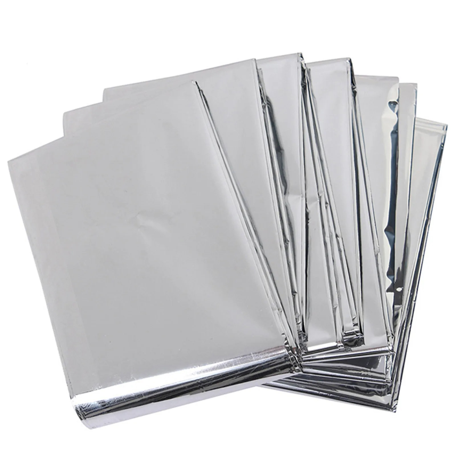 Emergency Mylar Thermal Blankets - Waterproof, Retains Body Heat - Ideal for First Aid Kits & Natural Disasters - 51.18 x 82.67