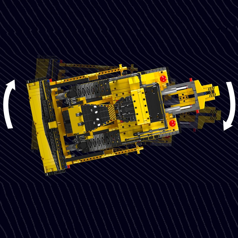 Molde rei 15084 carro técnico brinquedos o app controle rc d11 bulldozer bloco de construção montagem caminhão tijolo conjunto crianças presente natal