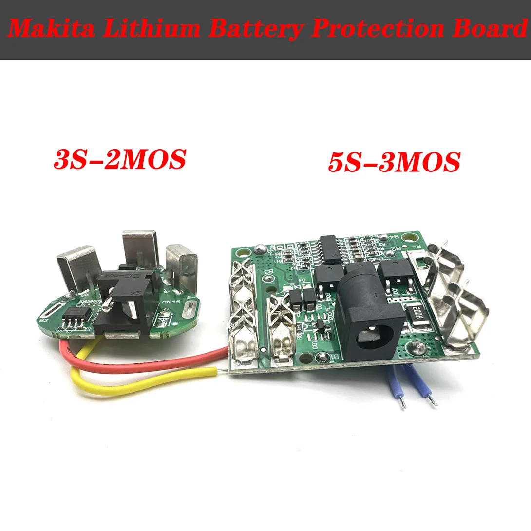 12V Battery Charging Protection Board 3S 5S 3MOS 2MOS Li-Ion Lithium Battery Pack Protection Circuit Board Module