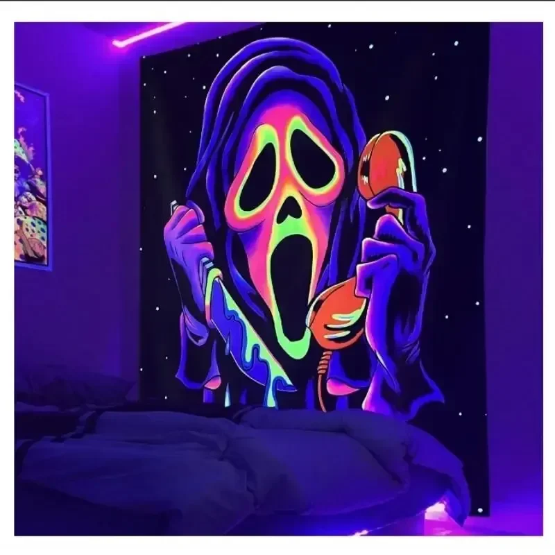 

Gothic Tapestries Trend Tapestries Friends Special Gift Room Decoration Tapestries Personality Decorated Canvas Horror Decorated