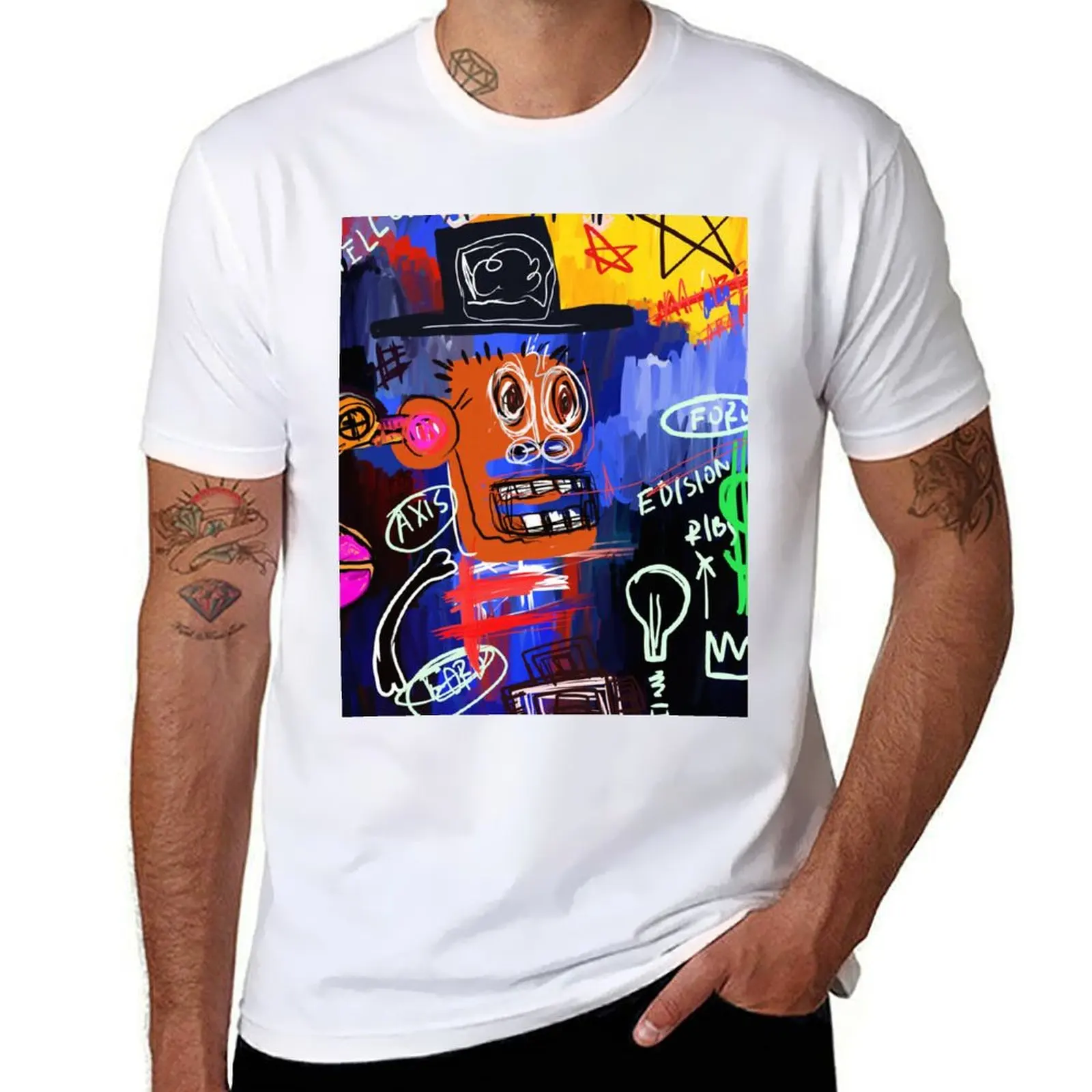 

Neo-expressionism man with the hat T-Shirt funny t shirts man t shirts with prints T-Shirt