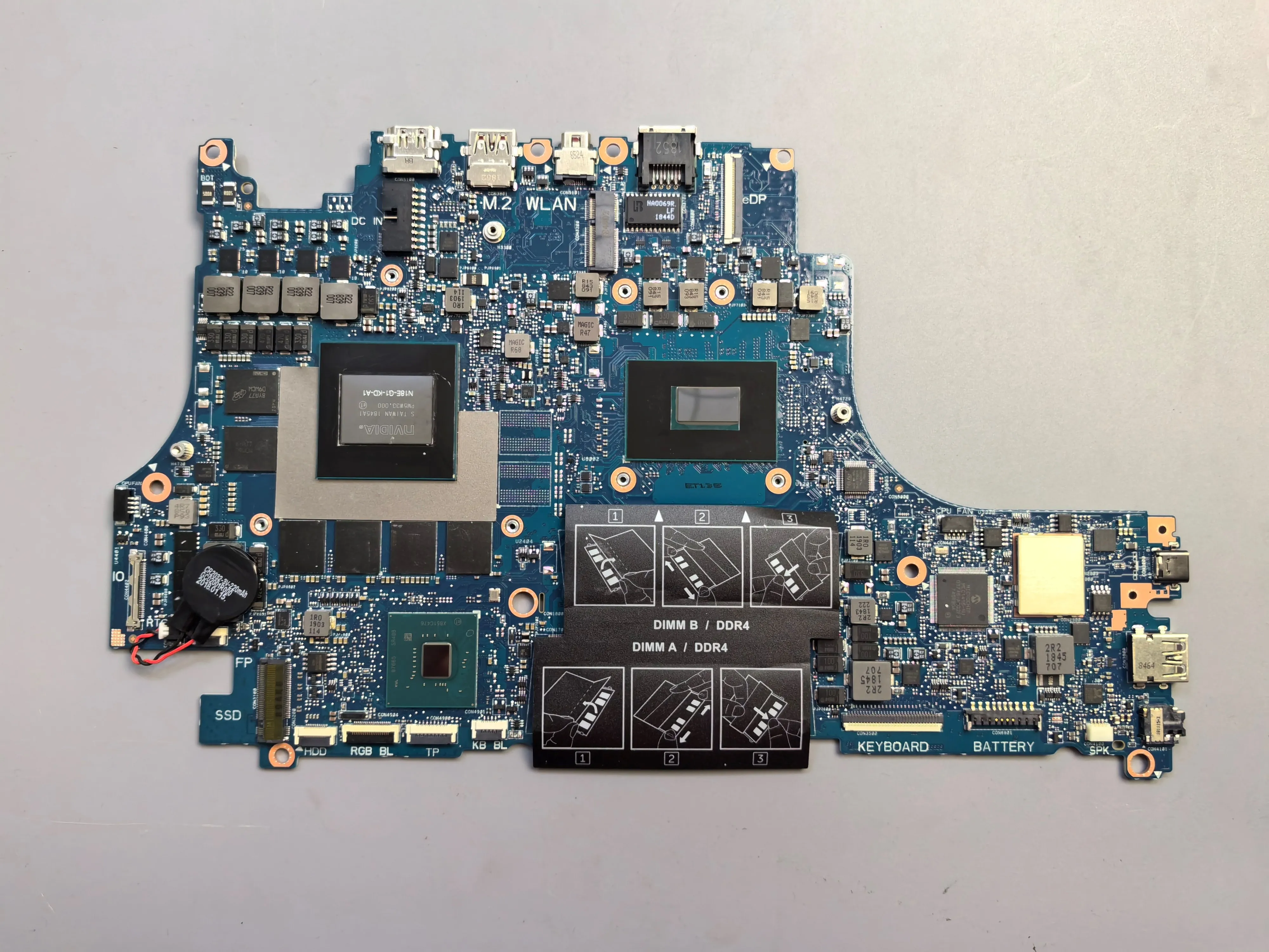 FOR Dell  Series G7 7590 7790 G5 5590  RTX 2060 6GB Laptop Notebook Motherboard CN-0W89PK T3CD6 39C7M G17MW Mainboard