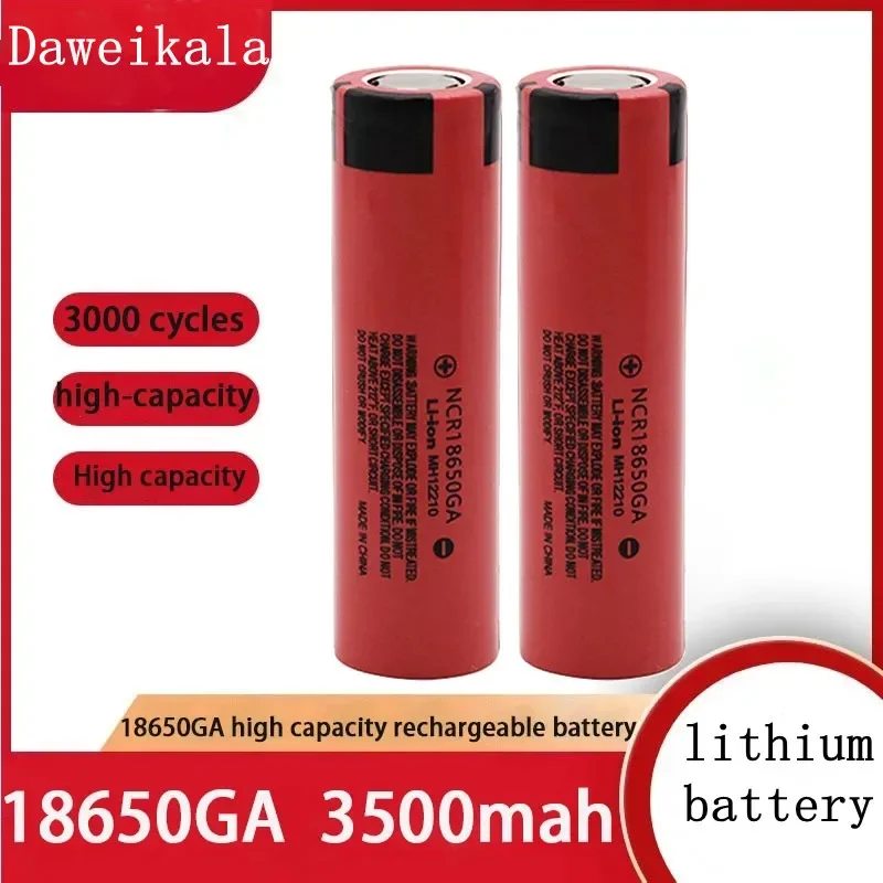 

NCR 18650GA 30A of 3.7 V 3500mAh 18650 rechargeable flat-top lithium battery