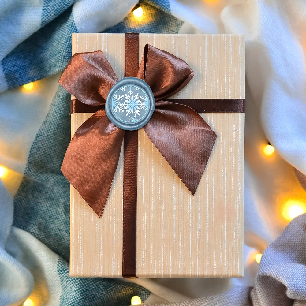 عناصر عيد الميلاد الإبداعية DIY ختم الشمع النحاسي القابل للإزالة، مناسبة لتزيين أظرف عيد الميلاد، وهدايا عيد الميلاد #6