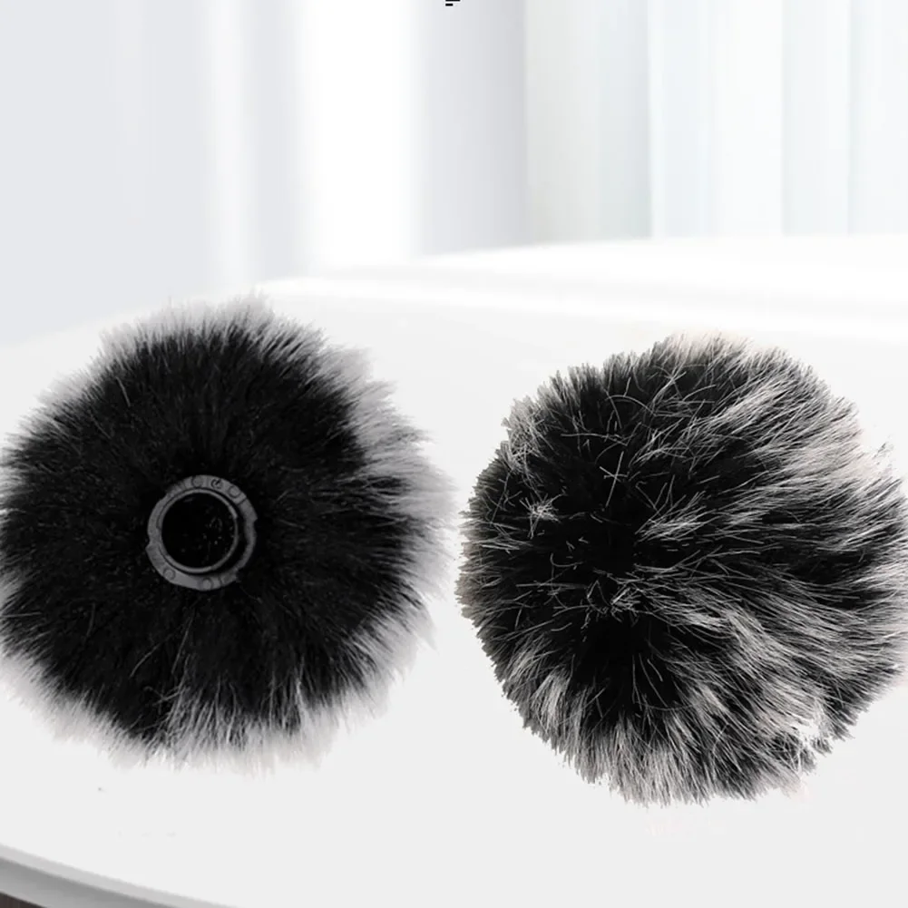 

Clip-on Outdoor Microphone Windscreen Furry Windshield Mic Muff For 5-12/15mm Microphones Wind Cover Replacement Parts Hot Sale