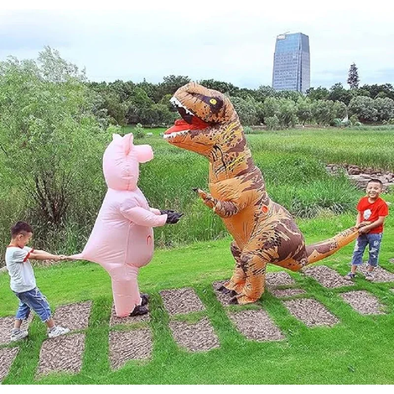 Inflatable Dinosaur Costumes for Adult Dinosaur Halloween T rex Costume for Adults