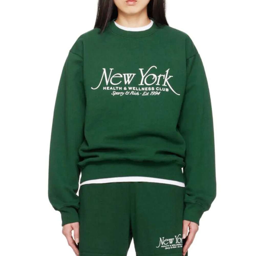 Estilo vintage americano esportivo crewneck sweatshirts feminino em torno do pescoço algodão casual pulôver outono estilo vintage 90's jumpers