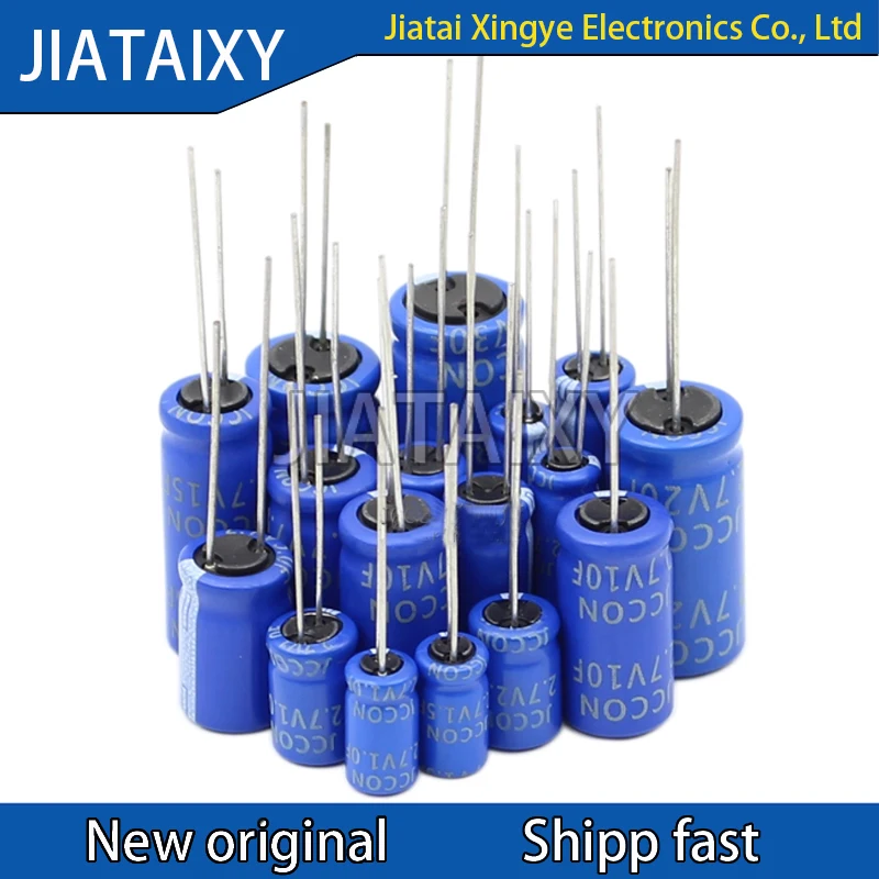 

10Pcs supercapacitor 2.7V1.0/1.5/2.0/3.3/4.0/5.0/7.0/10/15/20/30F