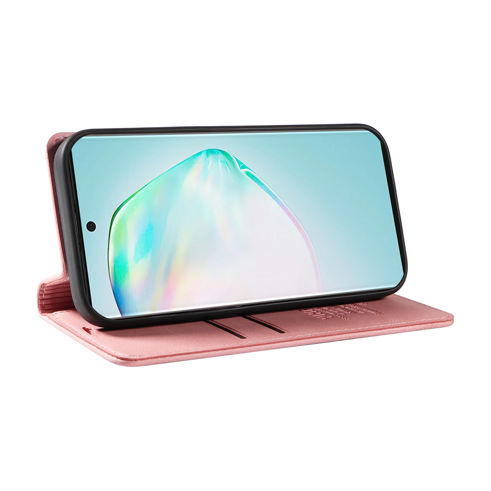 حافظة هاتف مغناطيسية فاخرة لهاتف سامسونج جالاكسي A 32 33 42 52 82 23 36 56 لتخزين البطاقات والمال