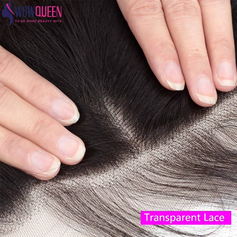 مستقيم 4x4 5x5 6x6 الدانتيل إغلاق فقط 100% شعر الإنسان شفاف 13x4 الدانتيل أمامي الشعر البشري الأذن إلى الأذن أمامي جزء مجاني