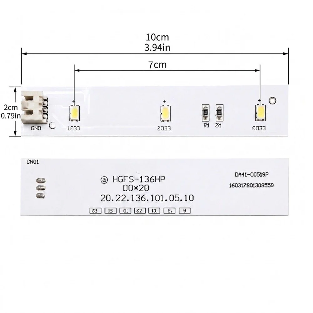Replacement Light Panel LED Refrigerator Light For Internal Fridge Illumination Easy Installation Low Power Consumption