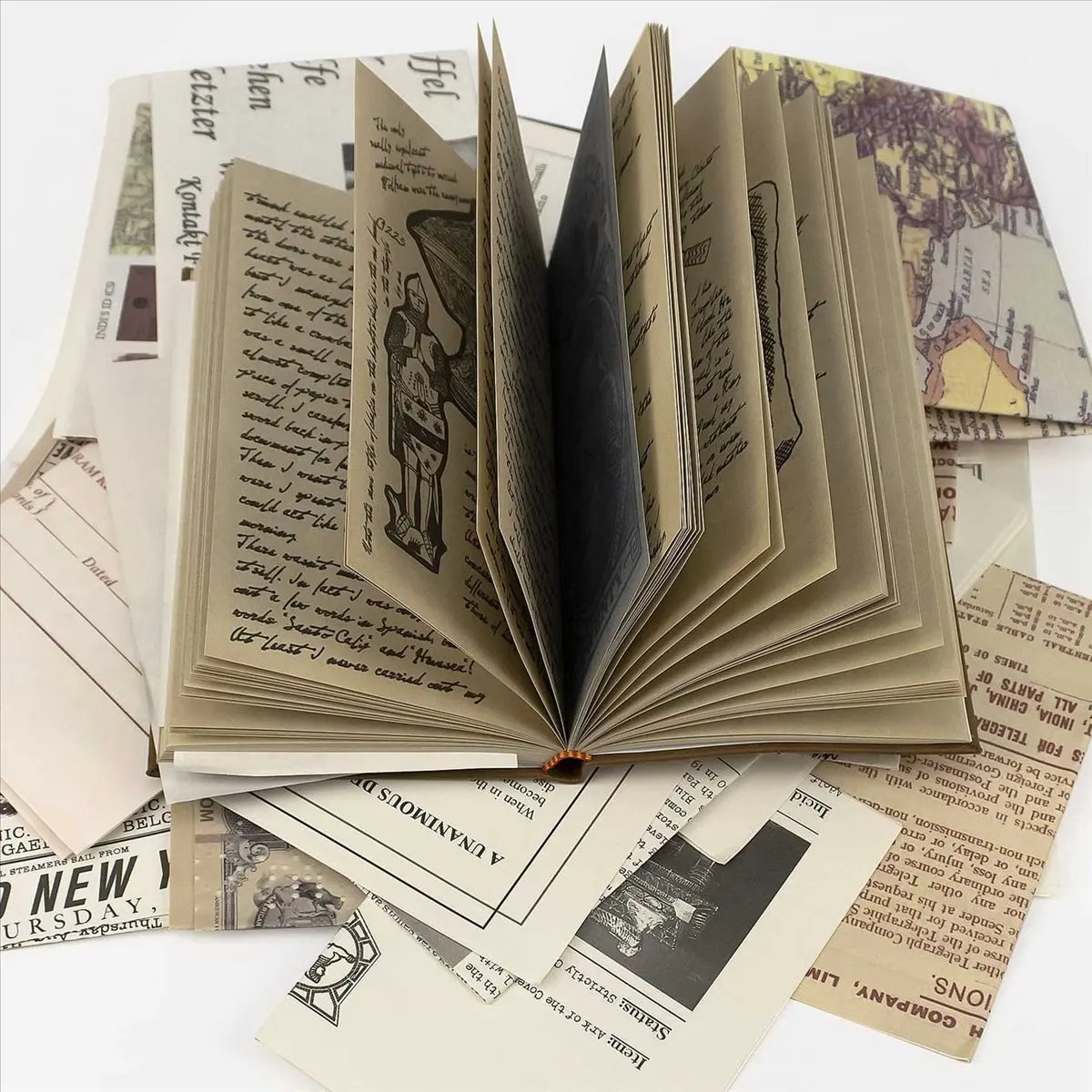 COFA Grail Diary Indiana Journal, Indiana Grail Diary Journal, Indiana Holy Grail Diary Props, Vintage