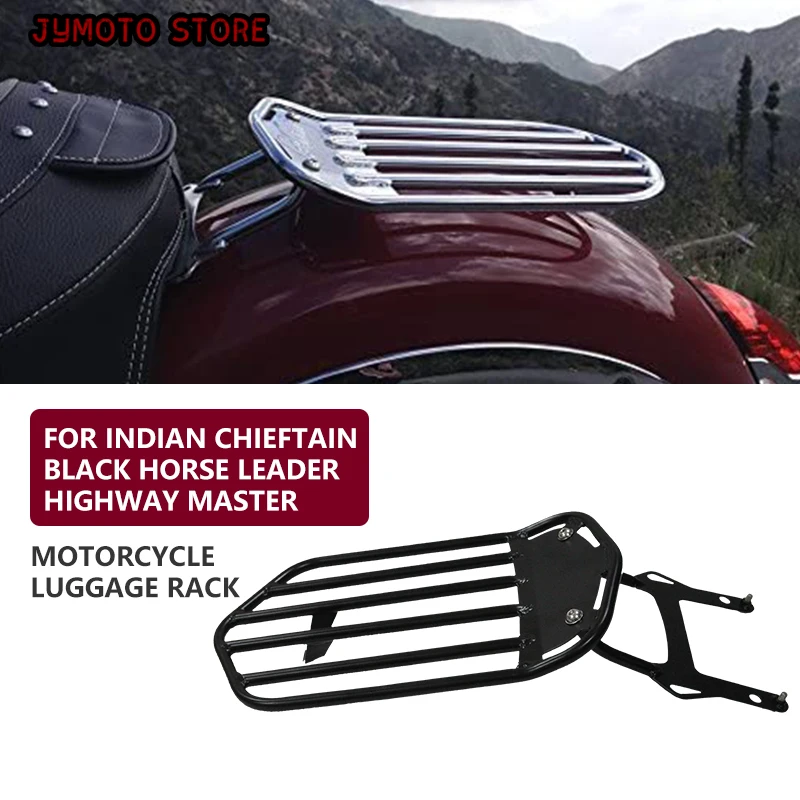 

Motorcycle Luggage Rack For Indian Classic Vintage Chieftain Chief Dark Horse Springfield 2014-2023 Rear Passenger Seat