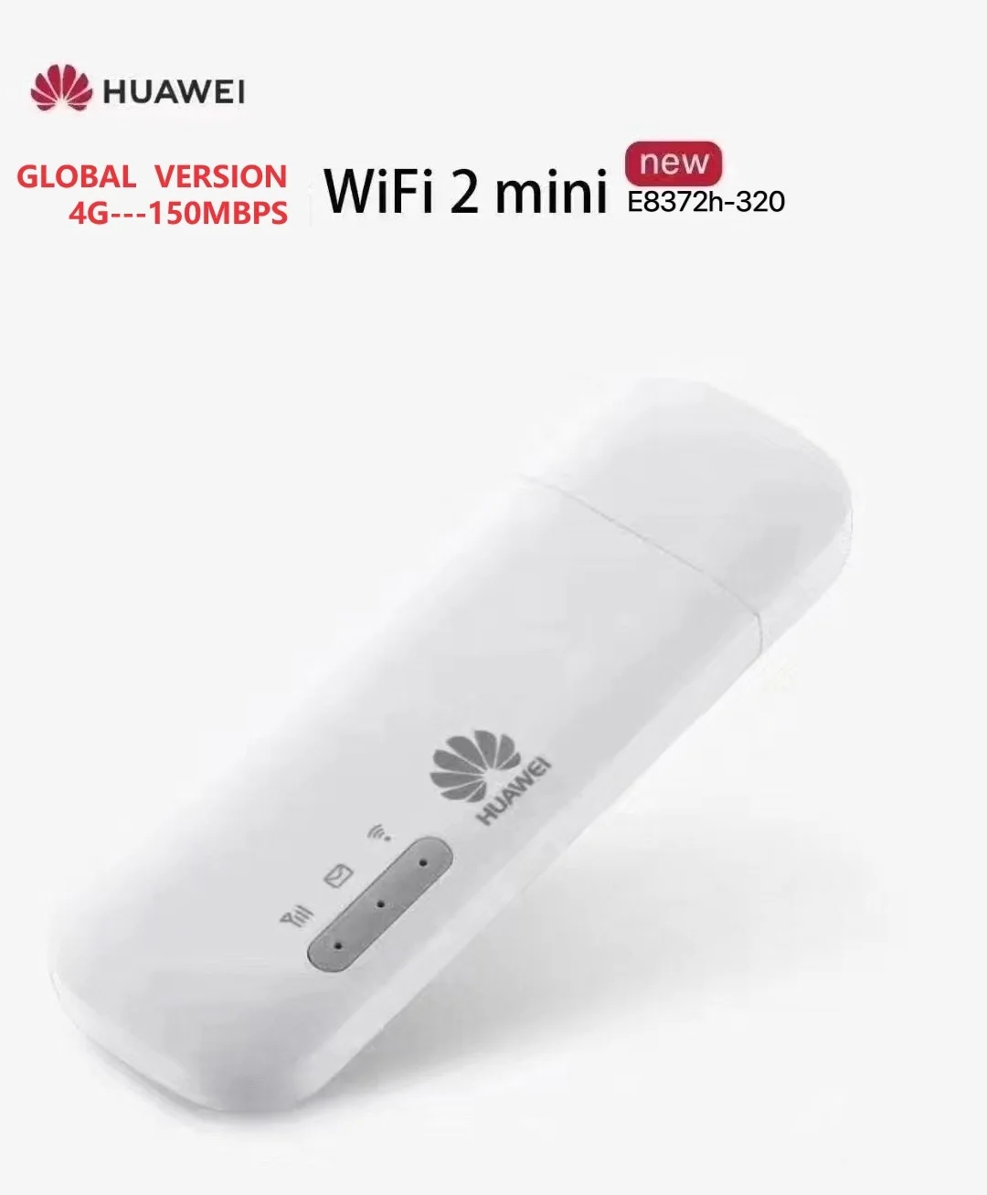 Original Unlocked Huawei E8372 150Mbps Modem 4G Wifi E8372h-320 4G LTE Wifi Modem Support 10 wifi users