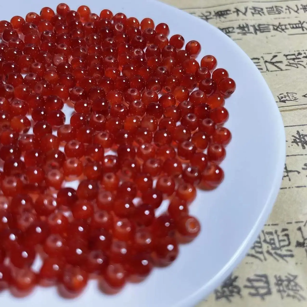 500pcs 4mm Spacer Round Seed Beads DIY Jewelry Making Supplies for Bracelet Ring Craft Beading Accessories