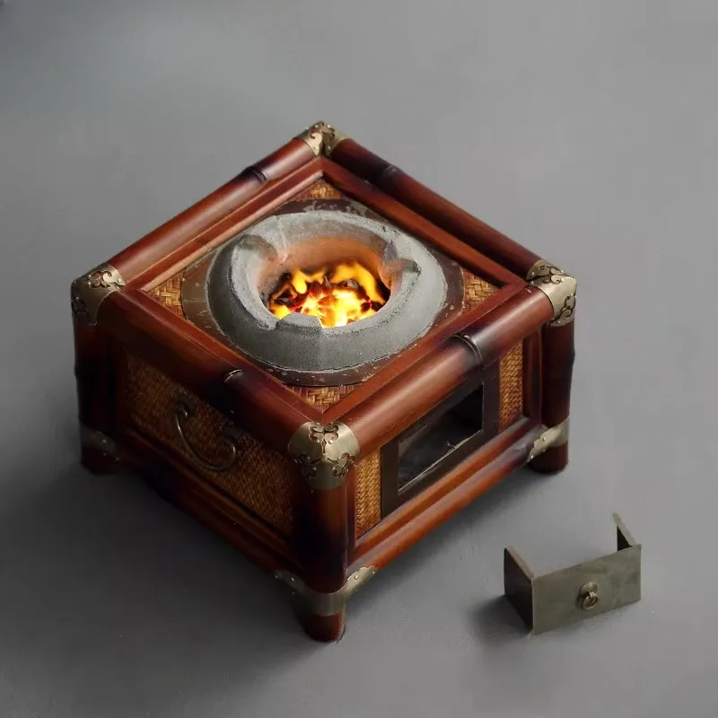 Classic Bamboo Charcoal Wai  Tea Olive Red Mud  Iron Pot  Tea Household