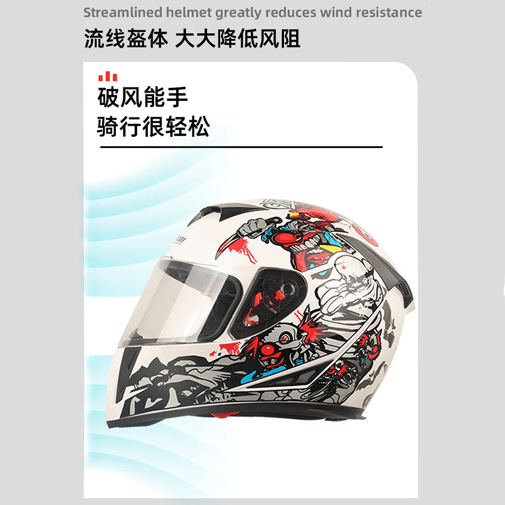 Motorcycle Helmets With Internal Glasses Motorcycle Helmets  Electric Vehicle Helmet Quick And Easy Buckle Breathable Protection