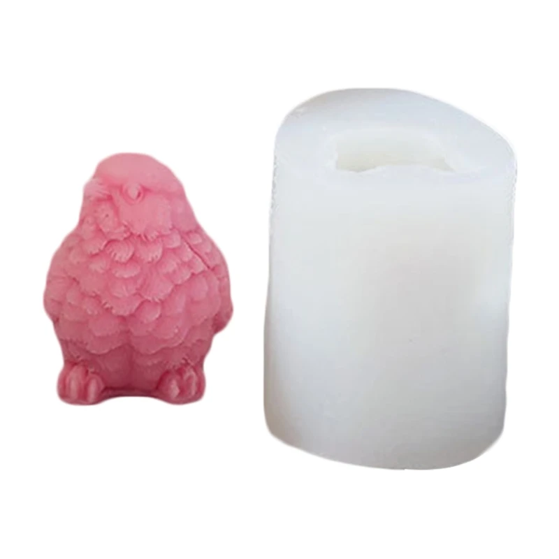 Molde silicona con forma Nestling, herramienta fabricación resina para velas, moldes para velas DIY, adornos, del