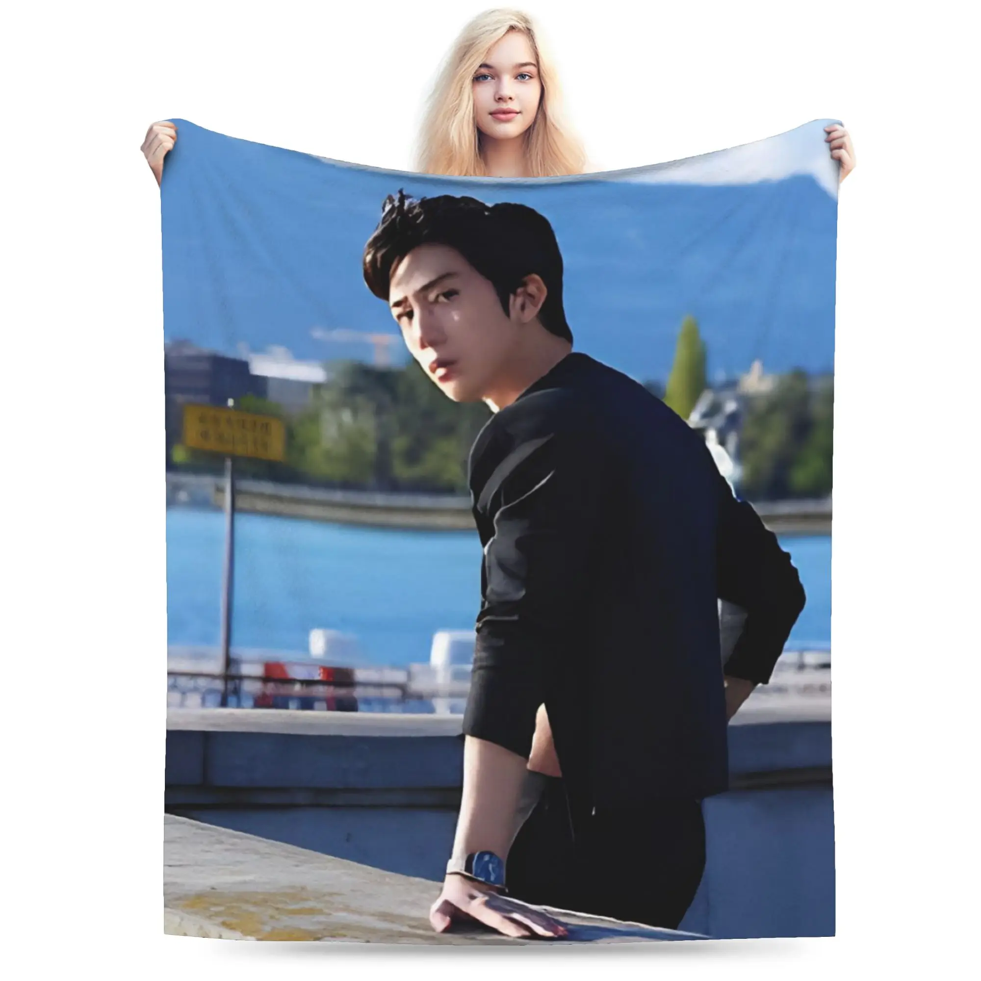 The Early Spring jing boran Accessories Blankets Soft Fleece  Throw Blanket Comfortable Plush Thin Quilt