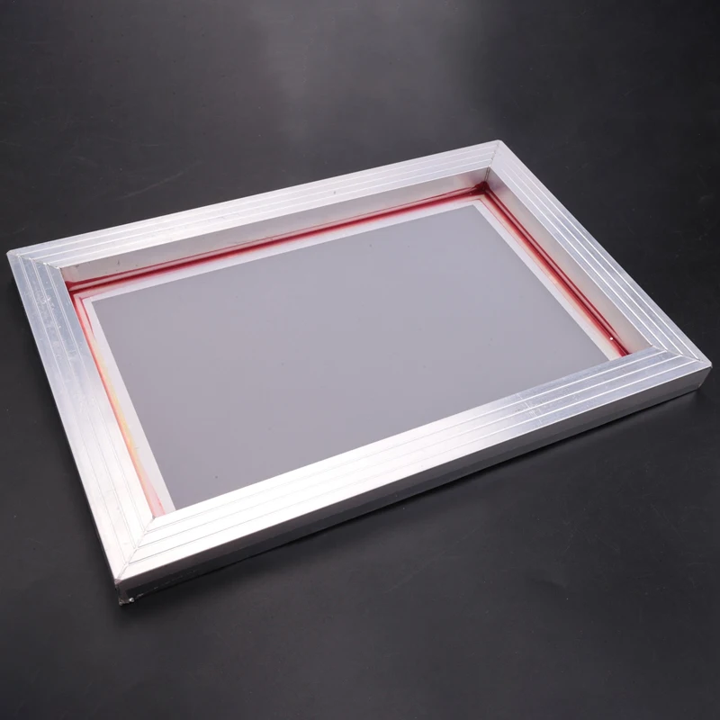 2Pcs A4 Screen Printing Aluminum Frame Stretched 120T Silk Screen Polyester Screen For Printed Circuit Board