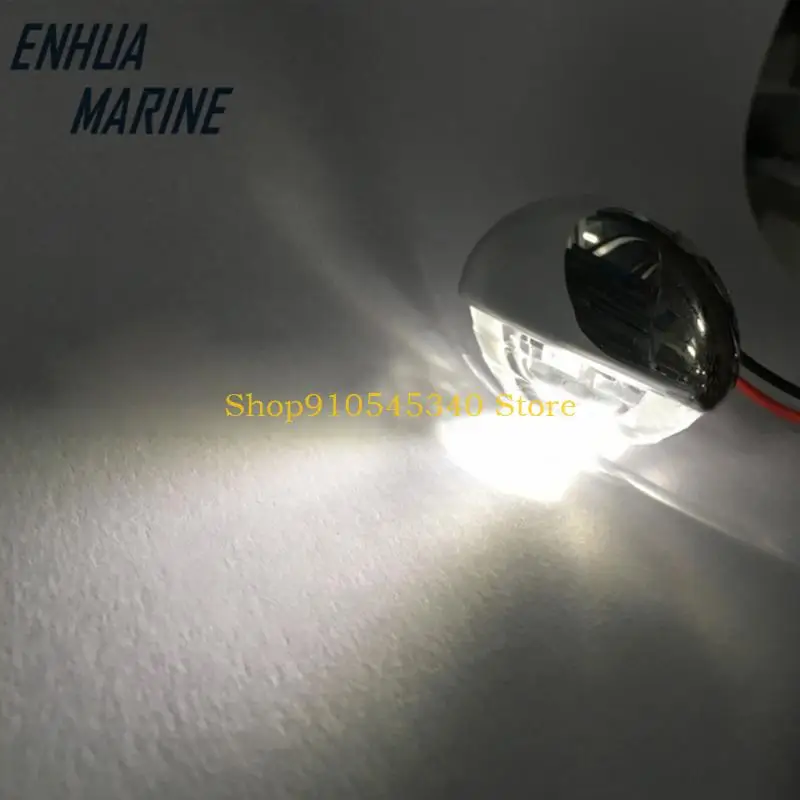 U2JA Marine Trailer Accessories Fit for Boat Waterproof Stair Lamp Yacht Caravans Cabin Deck Walkway LED Courtesy Step Light