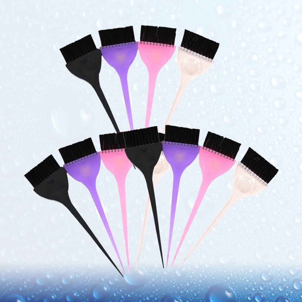 

14pcs Hair Dyeing Brushes Professional Durable Smooth Handle For Hair Color Treatment Keratin Application Salon Home Use