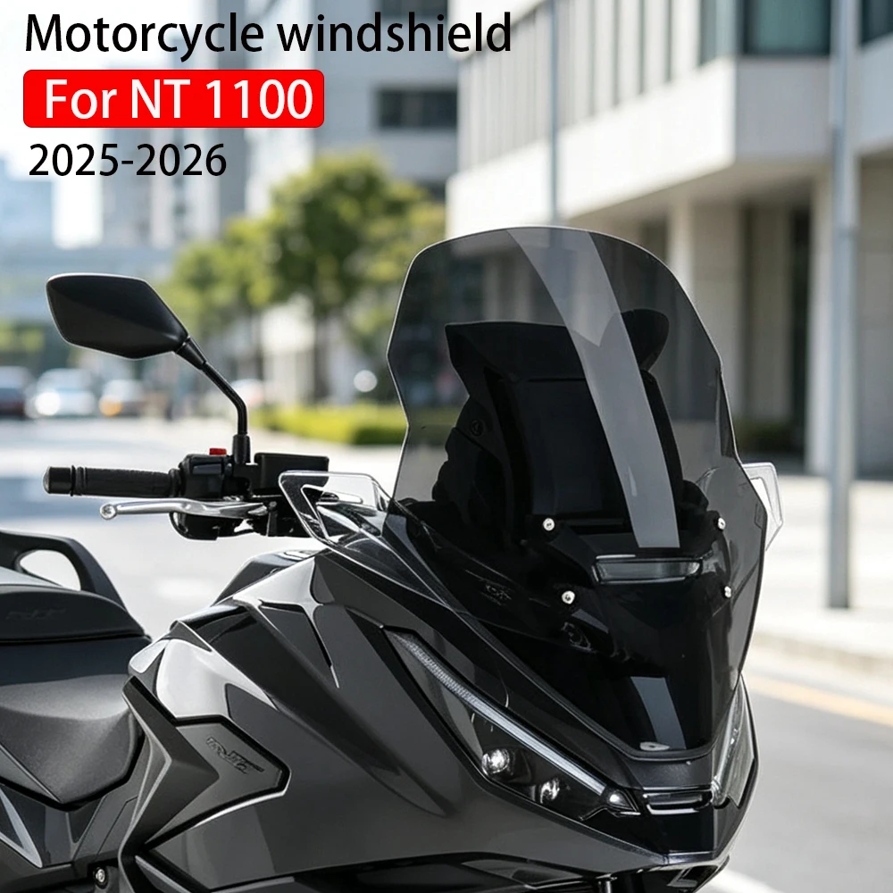 2025-2026 Motorcycle Dedicated Front Windshield Raised And Widened For HONDA NT 1100 NT1100 Modification Windshield Accessories