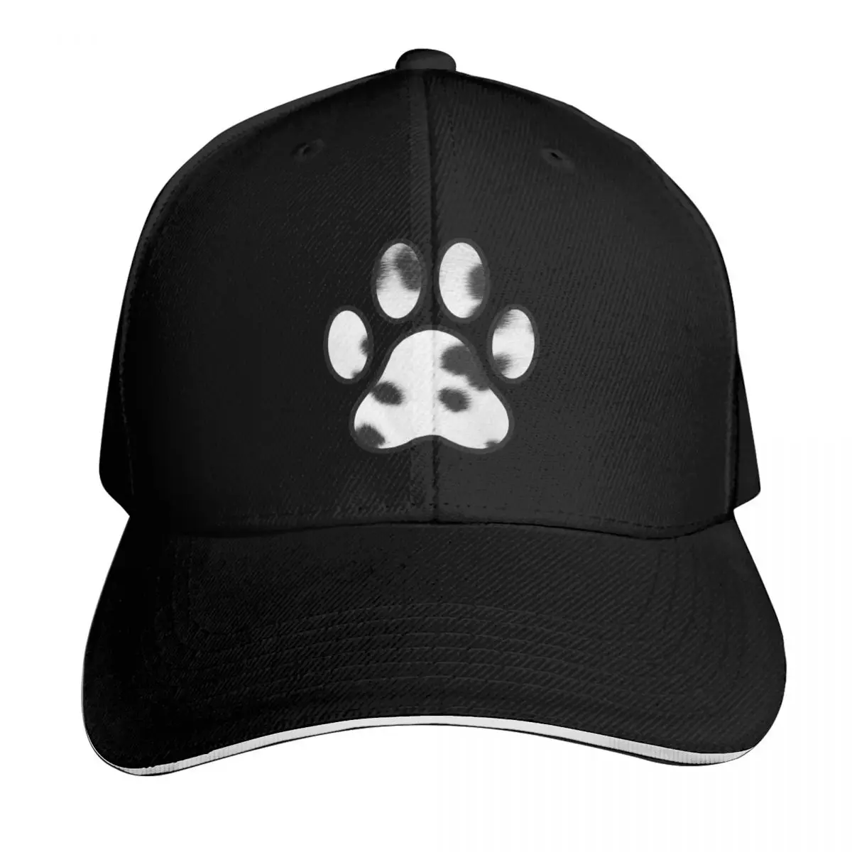 

Dalmation Paw Baseball Cap Mountaineering derby hat Fashion Beach sailor cap for men Women's Men's