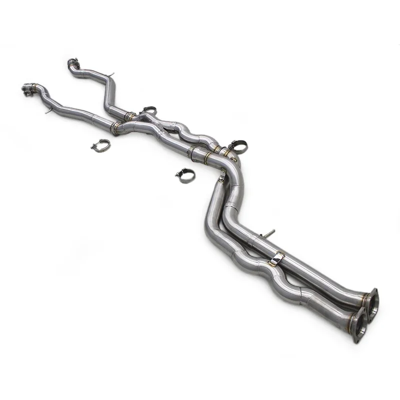 Custom Equal length Mid pipe For BMW M3/M4 F80 F82 F83 S55 3.0T 2014-2019 Stainless Mid pipe Exhaust System