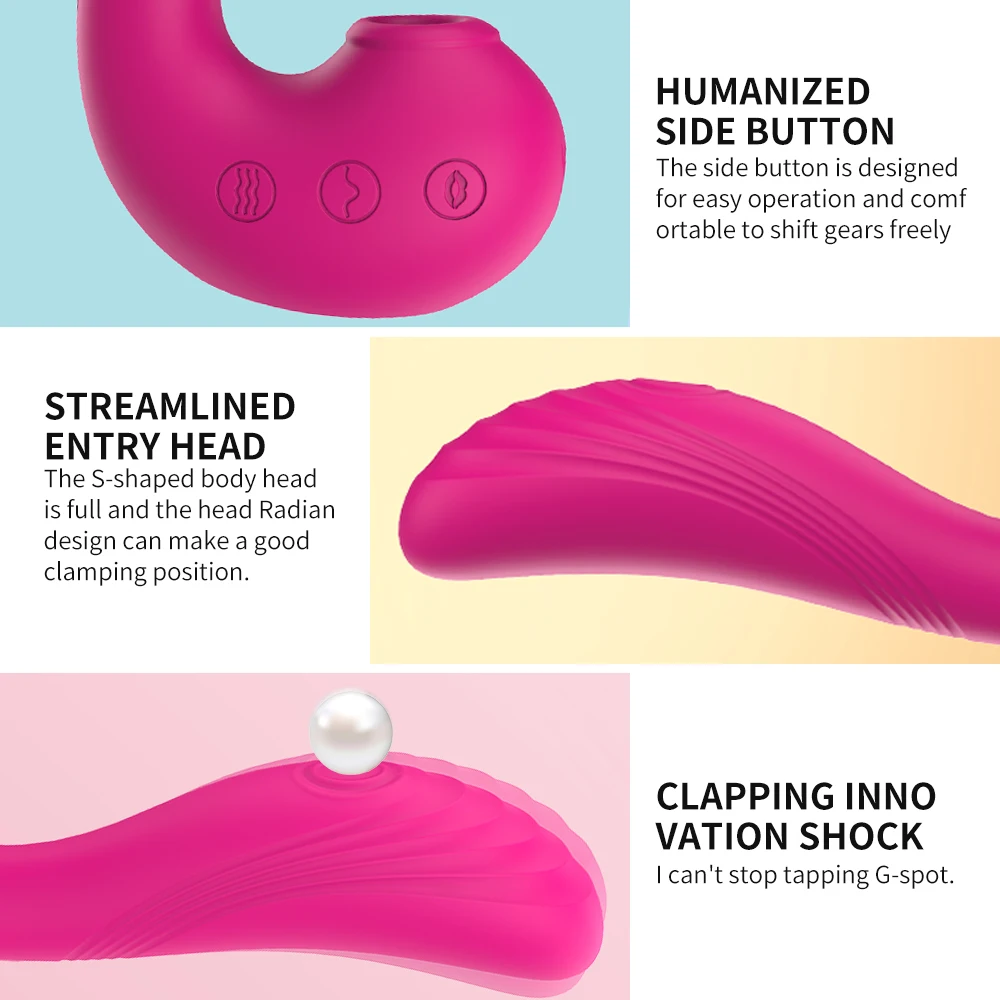 Redshark البظر مص الهزاز للنساء 10 طرق الاهتزاز الاستمناء لعبة الجنس تتجه المنتج #5