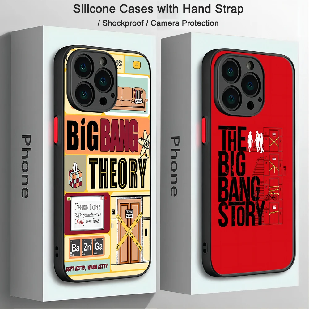 The Big Bang Theory tv show Phone Case For iPhone 15 14 13 12 11 Mini Pro Max X XR XSMax 7 8 Plus Matte Transparent Back Cover