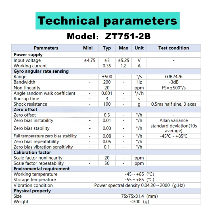 Interference Type Fiber Gyroscope Accuracy Is Better Than 0.05/h /very Low  Bias Stability/Angle Random Walk/high Linearity