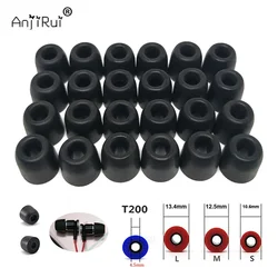 12Pair ANJIRUI Memory Foam Ear Pads for In-ear Earphones T200 (LMS) 4.5mm Enhanced Bass Sponge Tips Headset Earplugs