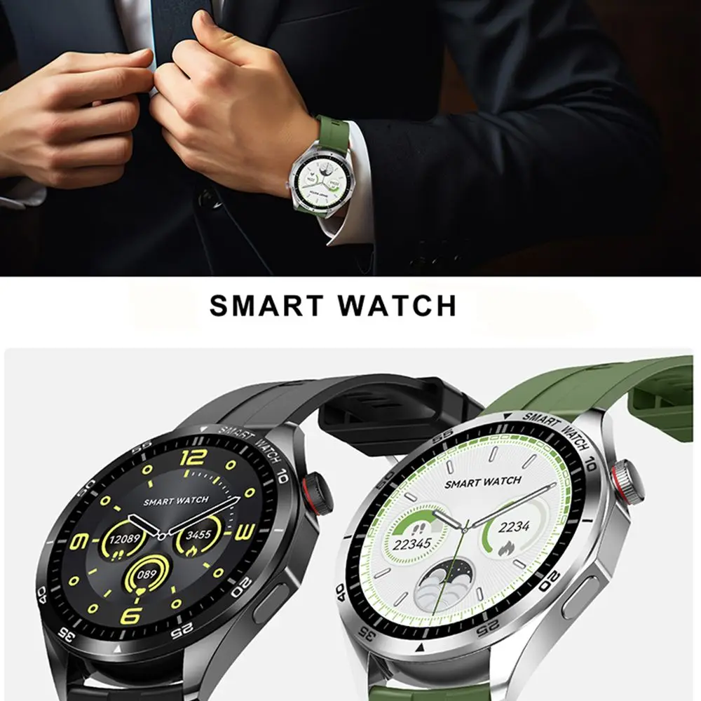 For HUAWEI XIAOMI 2024 New Smart Watch Men 1.28 Inch HD Screen Bluetooth Call Multi Sport Mode IP67 Waterproof Smartwatch women