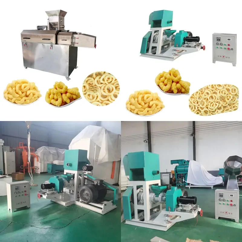 Snack Food Processing Machinery for Corn Rice Soybean Products Factory Equipment