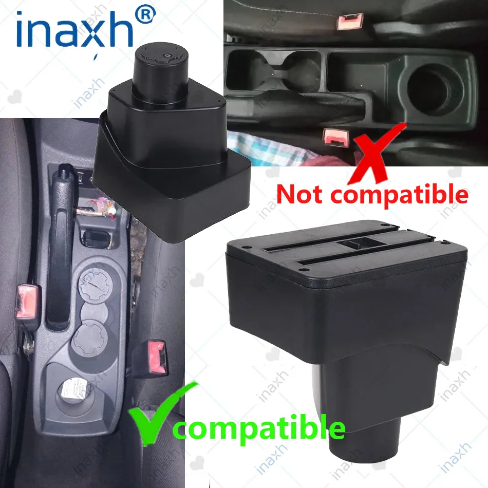 For FORD EcoSport Armrest Box 2013-2017 For Ford EcoSport Car Armrest Storage Box Arm Car Accessories Retrofit parts Interior