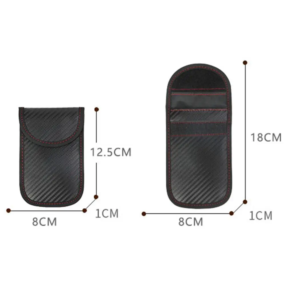 Car Key Signal Blocker Case  Anti-scan Anti-magnetic Card Holder Car Key Signal Blocker Case  Blocking Bag Radiation Protection view 3